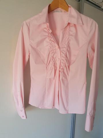 La Ligna zacht roze damesblouse mt 38 beschikbaar voor biedingen