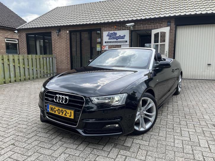 Audi A5 Cabriolet 2.0 TFSI quattro 211pk S-line Nekverwarmin, Auto's, Audi, Bedrijf, Te koop, A5, 4x4, ABS, Airbags, Airconditioning