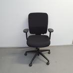 Viasit bureaustoel - nieuwe zwarte stof kantoorstoel, Ophalen, Gebruikt, Zwart