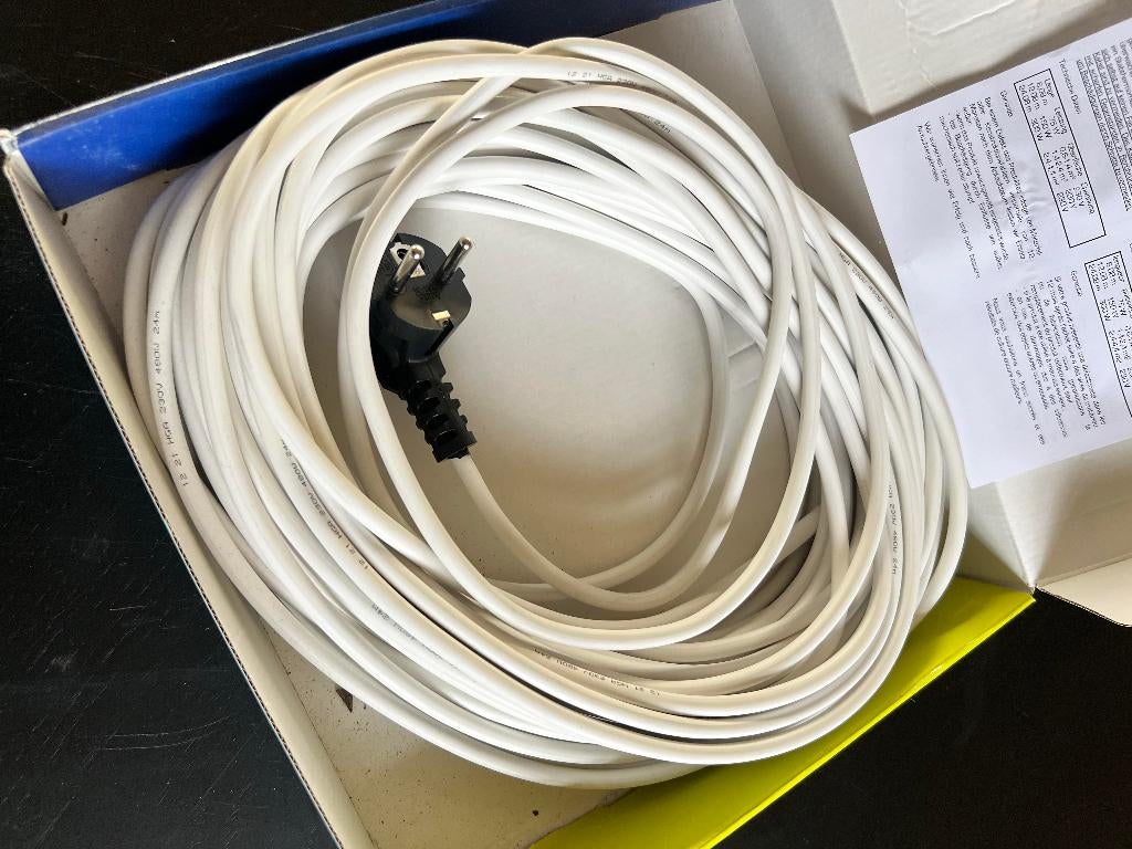 Multifunctionele Verwarmingskabel (24 m, 480 Watt), Ophalen of Verzenden, Nieuw, Kabel of Snoer