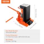 Hydraulische teenkrik, capaciteit 10T, verstelbare hoogte, z, Verzenden, Nieuw