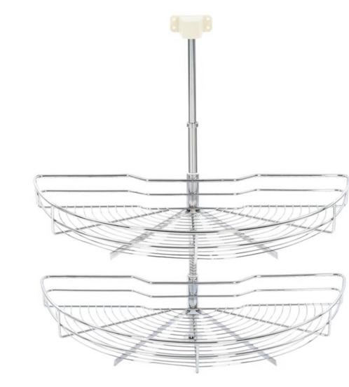 Draadmand keuken 2-laags 180 graden 75x38x80 cm, Huis en Inrichting, Keuken | Keukenelementen, Nieuw, 150 tot 200 cm, 50 tot 100 cm