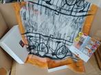 Design Sjaal Anar Creations Fietsen 190x70cm, originele doos, Anar Creations, Maat 46/48 (XL) of groter, Ophalen of Verzenden