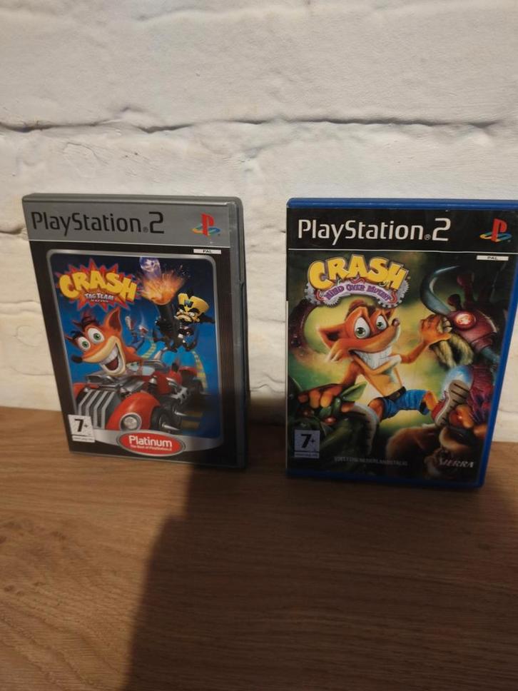 Crash PS2 Games - Tact Team & Mind Over Mutant, Spelcomputers en Games, Games | Sony PlayStation 2, Ophalen of Verzenden