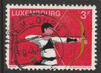 Luxemburg 1972 848 EK Boogschieten, Gest, Ophalen of Verzenden, Luxemburg, Gestempeld