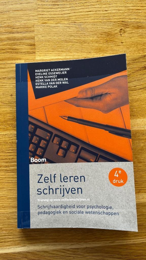 Zelf leren schrijven ISBN 9789058756039, Boeken, Studieboeken en Cursussen, Gelezen, WO, Alpha, Ophalen of Verzenden