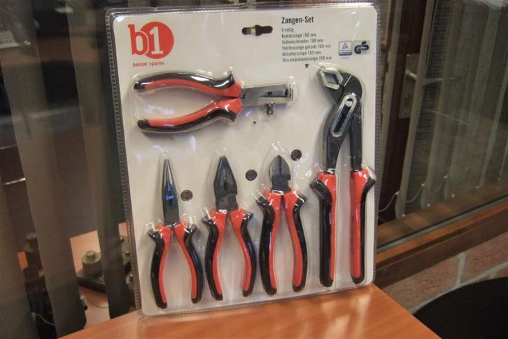 5- delige tangenset, Auto diversen, Autogereedschap, Nieuw, Ophalen