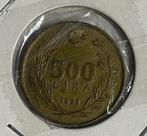 500 lira Turkije 1990, Ophalen of Verzenden, Overige landen
