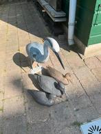 Vijver eenden + Reiger, Ophalen, Zo goed als nieuw, Waterornament