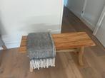 Houten bankje 100x30x49 cm zgan merk 1915, Ophalen, Zo goed als nieuw