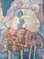 Lucebert Cobra offset prent 1963 Het Prinsenpaar, Antiek en Kunst, Verzenden