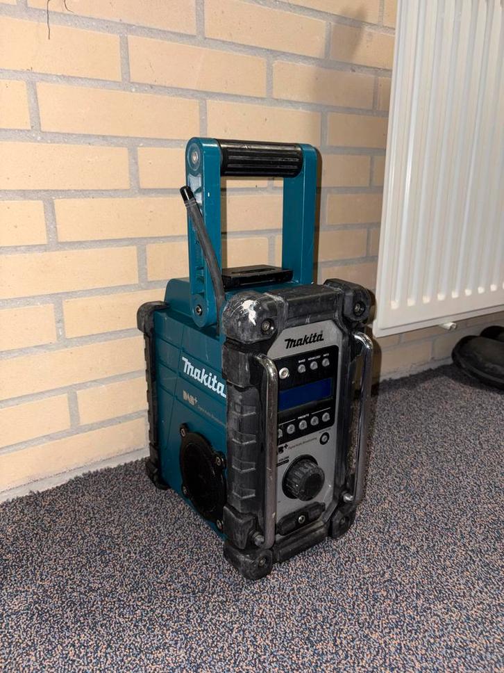 Makita DAB+ Bouwradio - Werkradio, Audio, Tv en Foto, Radio's, Gebruikt, Bouwradio, Ophalen