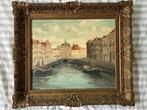Schilderij van Oude Haven te Bergen op Zoom, Antiek en Kunst, Kunst | Schilderijen | Klassiek, Ophalen