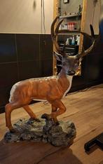 Groot decoratief hert van polyresin, Ophalen, Zo goed als nieuw, Dier