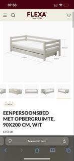 Flexa Eenpersoonsbed met Opberglades, Kinderen en Baby's, Kinderkamer | Bedden, Ophalen, Zo goed als nieuw, 180 cm of meer, 85 tot 100 cm