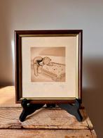 Print Sue Willis beer biljart snooker vintage, Verzenden, Zo goed als nieuw, Overige typen