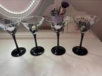 Vintage Rare luminarc  1980's martini glaazen, Ophalen of Verzenden
