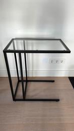 Ikea vittsjo laptoptafel metaal/glas, Computers en Software, Laptoptafels, Ophalen, Zo goed als nieuw