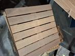 40 stuks Hardhouten terrastegels 50 x 50 cm, Ophalen, Hout, Terrastegels
