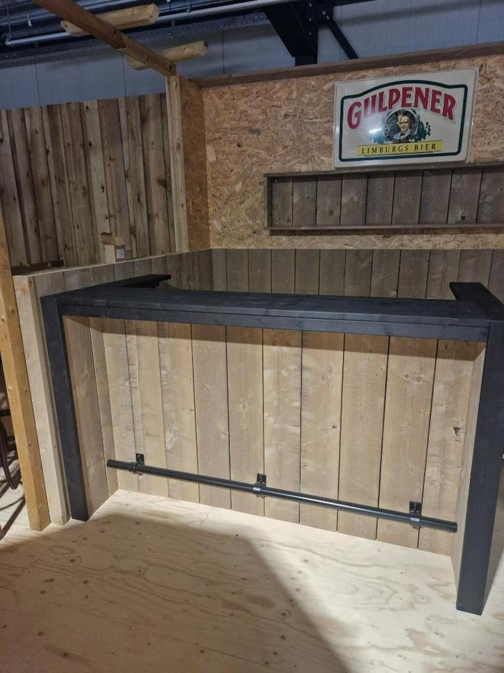 Bar, Huisbar, Mancave,  Steigerhouten Bar, Huis en Inrichting, Barren, Nieuw, Ophalen