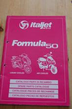 Italjet Formula 50 Liquid en Air Cooled onderdelenboek, Ophalen of Verzenden