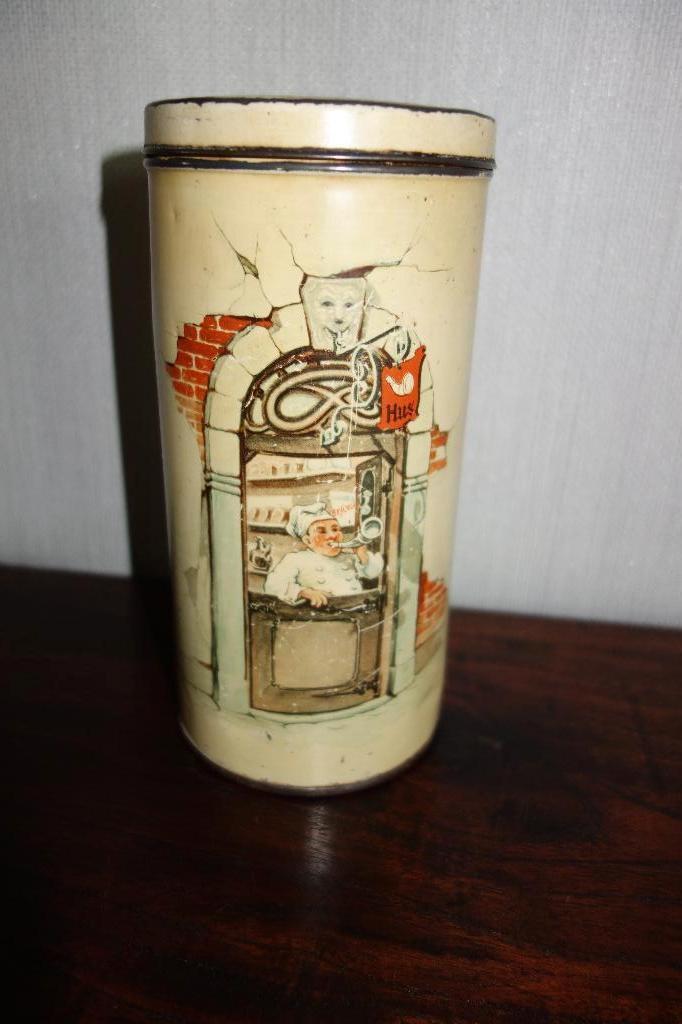 Beschuit blik Hus, Verzamelen, Blikken, Gebruikt, Overige, Ophalen of Verzenden