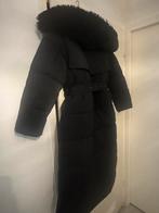 Lange jas, Ophalen of Verzenden, Zo goed als nieuw, Zwart