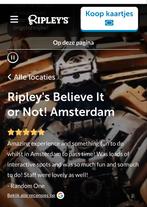 Ripley believe it or not amsterdam  3 kaartjes, Tickets en Kaartjes, Musea, Twee personen, Ticket of Toegangskaart
