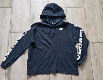 Nike mt M (140-152) Zgan zwarte hoody beschikbaar voor biedingen