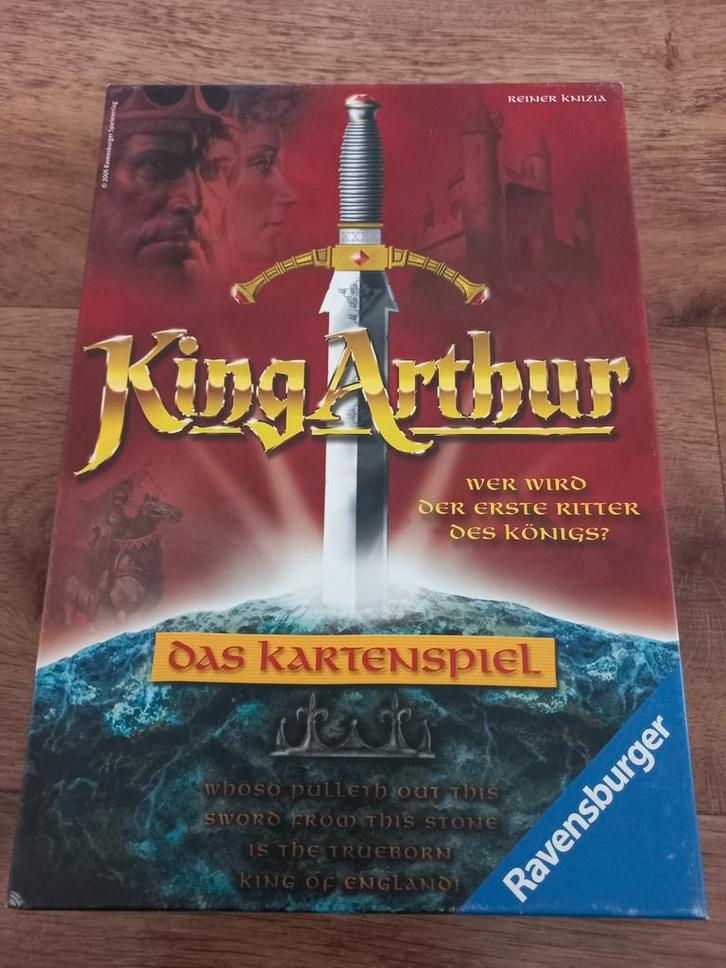 King Arthur kaartspel (Duits, NL uitleg), Hobby en Vrije tijd, Gezelschapsspellen | Kaartspellen, Gebruikt, Een of twee spelers