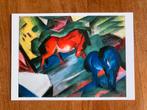 Franz Marc - Rotes und Blaues Pferd, 1912, Verzamelen, Ansichtkaarten | Dieren, Ophalen of Verzenden, 1980 tot heden, Ongelopen