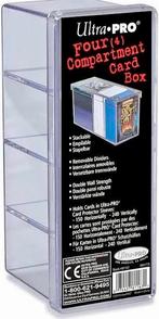 Ultra Pro Card Box – 4 Compartments | Set van 5 | Voordelig!, Ophalen of Verzenden, Gebruikt, Sleeves of Kaarthoesjes