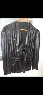 Leren jasje, zwart., Kleding | Dames, Ophalen, Zo goed als nieuw, Maat 38/40 (M), Zwart