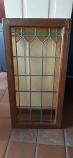 Glas in lood raam., Doe-het-zelf en Verbouw, Glas en Ramen, Ophalen, Gevelraam of Ruit, Gebruikt, Minder dan 80 cm