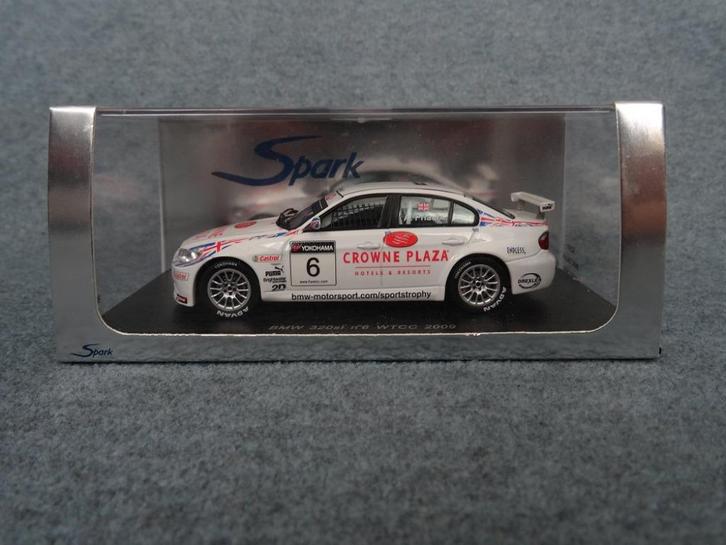 BMW E90 320Si #6 Priaulx WTCC 2009 Spark 1:43 OVP, Hobby en Vrije tijd, Modelauto's | 1:43, Gebruikt, Auto, Overige merken, Ophalen of Verzenden