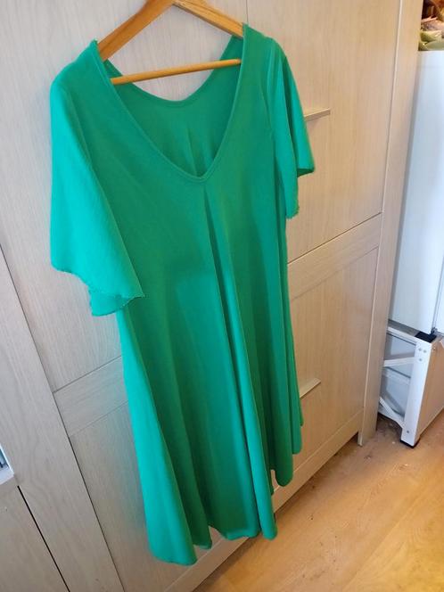 Prachtige mooie groene jurk maat 48/50, Kleding | Dames, Grote Maten, Zo goed als nieuw, Jurk, Groen, Ophalen of Verzenden