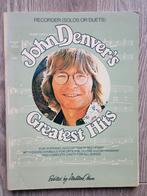 John Denver's Greatest Hits Bladmuziek, Muziek en Instrumenten, Bladmuziek, Ophalen of Verzenden, Zo goed als nieuw, Country en Western