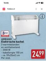 Electrische convector kachel van aldi, Ophalen of Verzenden, Zo goed als nieuw, Elektrisch, Overige soorten