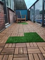 Vlonder tegels Ikea 7m2, Tuin en Terras, Terrasdelen en Vlonders, Ophalen, Gebruikt, Hout