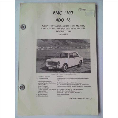 BMC 1100 Ado 16 Vraagbaak losbladig 1962-1966 #2 Nederlands, Boeken, Auto's | Boeken, Gelezen, Ophalen of Verzenden