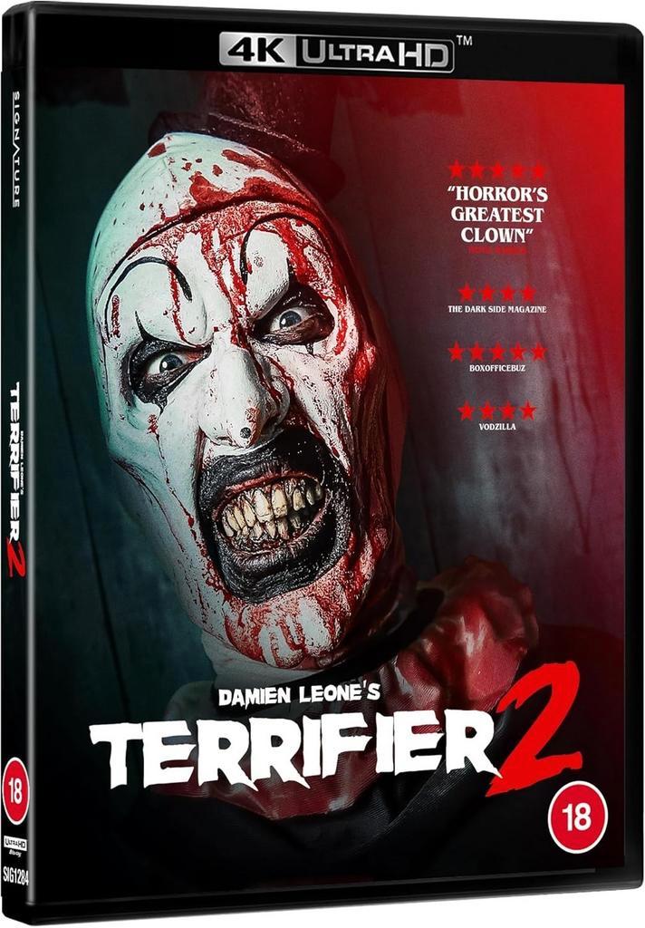 Terrifier 2 4K UHD/Ultra HD Blu-Ray UK (Sealed), Cd's en Dvd's, Blu-ray, Nieuw in verpakking, Horror, Ophalen of Verzenden