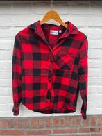 2Bizzy rood-zwarte geruiten flanellen blouse – maat 34 XS, Kleding | Dames, Ophalen of Verzenden, Gedragen, Maat 34 (XS) of kleiner