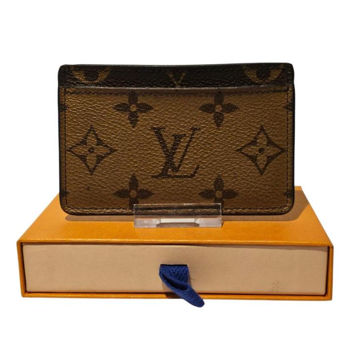Louis Vuitton M69161 Card Holder Brown, Sieraden, Tassen en Uiterlijk, Portemonnees, Gebruikt
