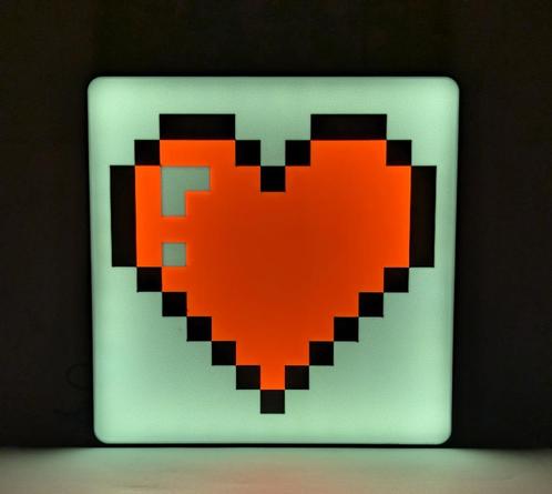 Pixel Hart LED lamp / lightbox, Huis en Inrichting, Lampen | Losse lampen, Nieuw, Led-lamp, Minder dan 30 watt, Overige fittingen