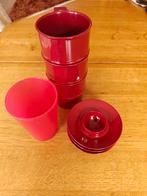 Mepal, 3 eierdopjes, 3 drinkbekers en 1 drinkglas, Caravans en Kamperen, Ophalen, Gebruikt