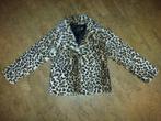 Super zachte nep bontjas panter maat M, Kleding | Dames, Jassen | Winter, Ophalen, Zo goed als nieuw, Maat 38/40 (M), Bruin