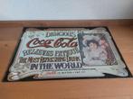 Oude grote Coca Cola spiegel, Verzamelen, Merken en Reclamevoorwerpen, Ophalen of Verzenden