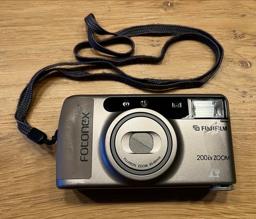 Vintage Fuji Fotonex 200ix ZOOM compact camera, Ophalen of Verzenden, Gebruikt, Compact, Fuji