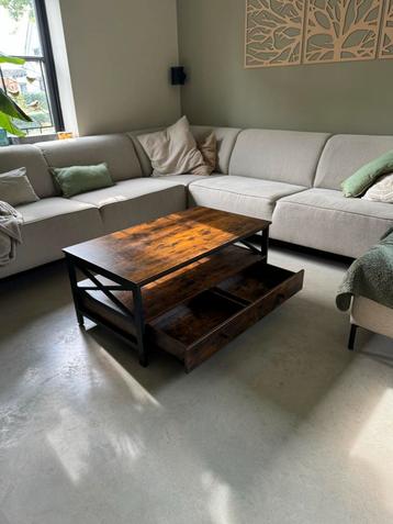 Houten Salontafel 100x55x45 beschikbaar voor biedingen