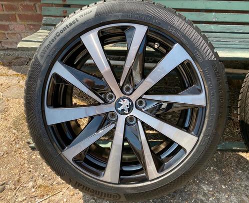 ALS NIEUWE 18” Peugeot 508 velgen met 235/45R18 winterbanden, Auto-onderdelen, Banden en Velgen, Banden en Velgen, Winterbanden